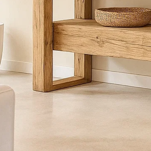 Handcrafted Solid Wood Console Table – Contemporary Organic Minimalism