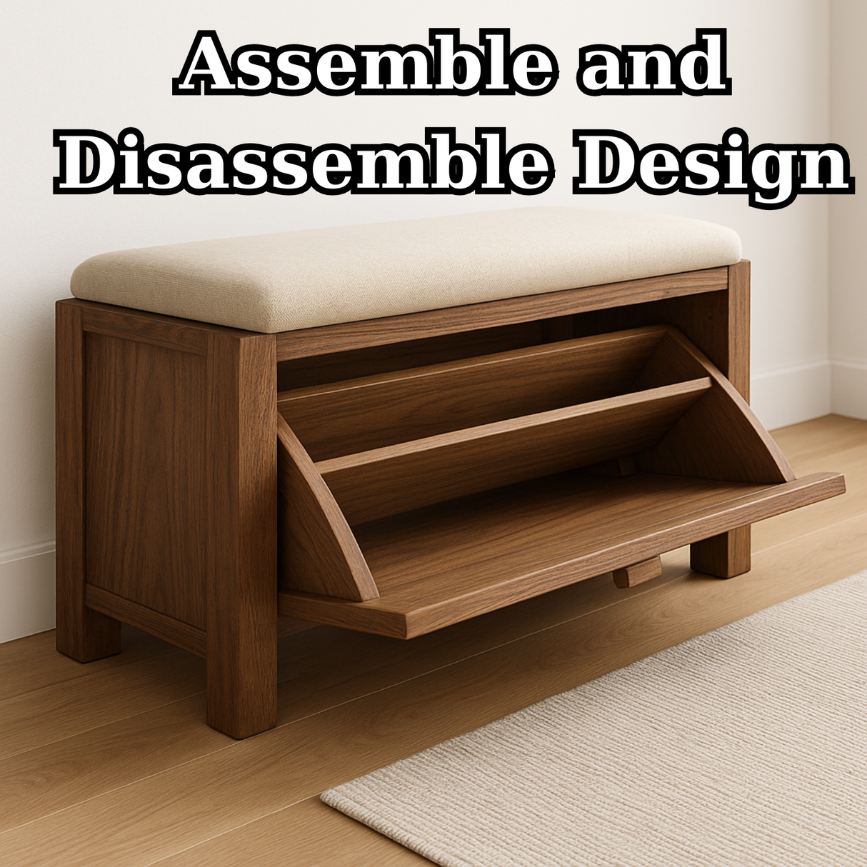 Handcrafted Solid Wood Rustic Bench – Natural Live-Edge Slab Entryway Seating