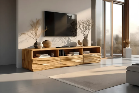 What are the criteria for choosing a beautiful TV stand?