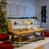 Handcrafted Solid Wood Coffee Table with Live Edge Design – Rustic Modern Center Table with Bottom Shelf for Cozy Holiday Living Rooms