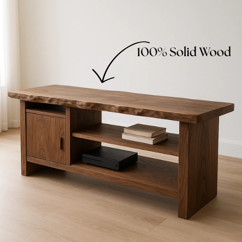 Handcrafted Solid Wood Console, Console Table