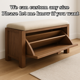 Handcrafted Solid Wood Rustic Bench – Natural Live-Edge Slab Entryway Seating