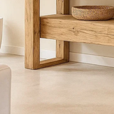 Handcrafted Solid Wood Console Table – Contemporary Organic Minimalism