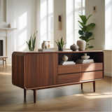 Solid Wood Console Table – Handcrafted Minimalist Storage Design for Modern Living Spaces