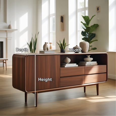 Solid Wood Console Table – Handcrafted Minimalist Storage Design for Modern Living Spaces