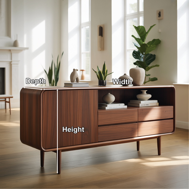 Solid Wood Console Table – Handcrafted Minimalist Storage Design for Modern Living Spaces