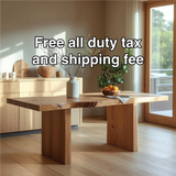 Handcrafted Solid Wood Dining Table with Live Edge Top for Modern Natural Kitchen Spaces