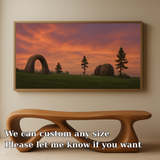 Handcrafted Solid Wood Bench – Modern Sculptural Flow Design for Contemporary Living Spaces